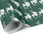 Reinnerlijk kerstpapier voor het oppakken van vell cadeaupapier (Rol Hoek)