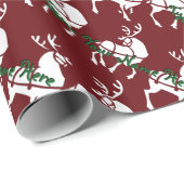 Reinnerlijk wrapppapier, aangepast kerstpapier cadeaupapier (Rol Hoek)