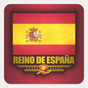 Reino de Espana Vierkante Sticker