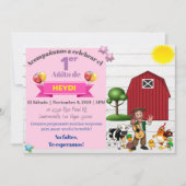 REINO INFANTIL INVITACION-SPAANS KAART (Voorkant)