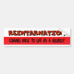 Reintarnatiesticker Bumpersticker