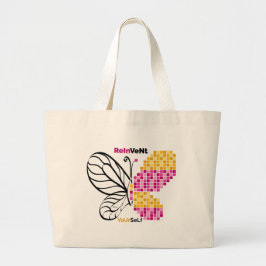 Reinvent yourself at any stage of your life grote tote bag