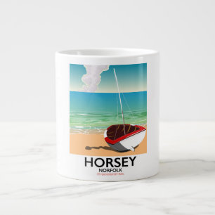 Reiposter van Horsey Norfolk Beach Grote Koffiekop