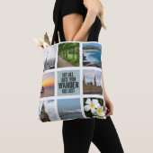 Reis | 8 Speciaal gepersonaliseerd fotocollage Tote Bag (Dichtbij)