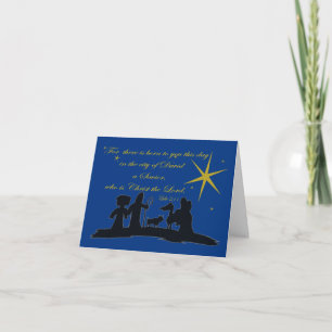 Reis aan Bethlehem Notecard Feestdagen Kaart