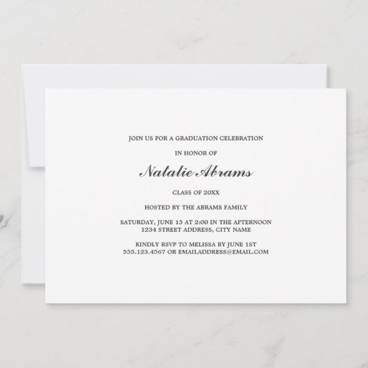 Reis | Aangepaste uitnodiging voor kleurencursusse (Achterkant)