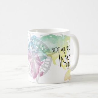 Reis Adventure Wander niet verloren koffie Mok