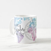 Reis Adventure Wander niet verloren koffie Mok (Voorkant links)