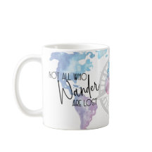 Reis Adventure Wander niet verloren koffie Mok