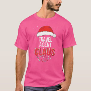 Reis Agent Santa Claus kerstmis Matching Costum T-shirt