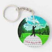 Reis Alabama Golfers Sleutelhanger (Voorkant)