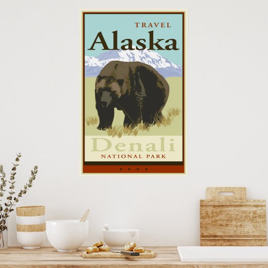 Reis Alaska Poster (Keuken)