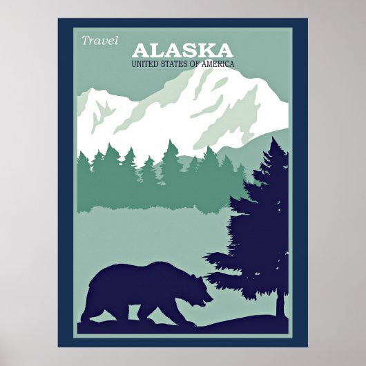 Reis Alaska Poster (Voorkant)