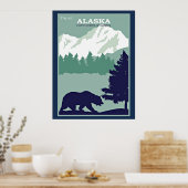 Reis Alaska Poster (Keuken)
