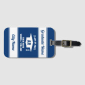 Reis als geschenk voor eindexamenklas bagagelabel (Voorkant (horizontaal))