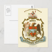    Reis ArkansasVintage - Overheidswapen Briefkaart (Voorkant / Achterkant)