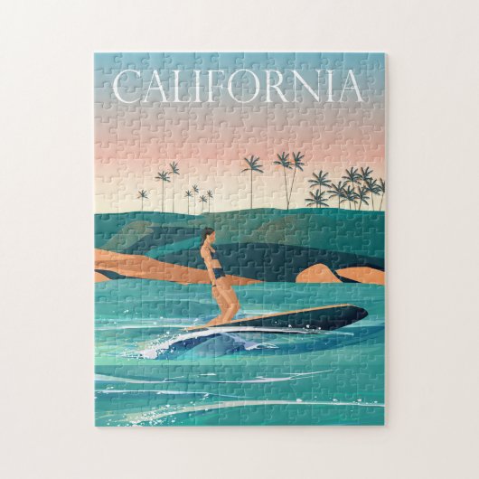 Reis Art California Reis Legpuzzel (Verticaal)
