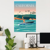 Reis Art California Reis Poster (Thuiskantoor)