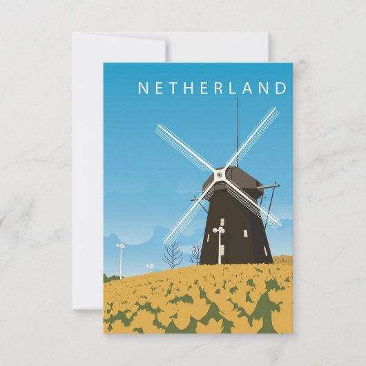 Reis Art Netherland RSVP Kaartje (Voorkant)