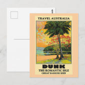 Reis Australië, Dunk Island, Briefkaart (Voorkant / Achterkant)