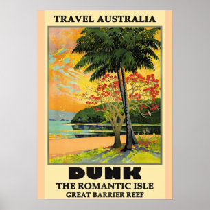 Reis Australië, Dunk Island, Poster