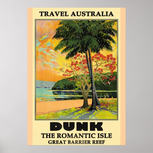 Reis Australië, Dunk Island, Poster (Voorkant)