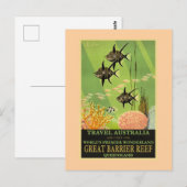 Reis Australië, Groot Barrièrerif, Briefkaart (Voorkant / Achterkant)