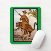 Reis? Avontuur? Doe mee met de mariniers. Muismat (Met muis)