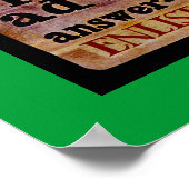 Reis? Avontuur? Doe mee met de mariniers. Poster (Hoek)