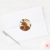 Reis? Avontuur? Doe mee met de mariniers. Ronde Sticker (Envelop)