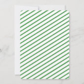 Reis Baby shower Green Waterverf Suitcase Kaart (Achterkant)