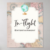 Reis Baby shower in-vlucht Entertainment Sign Poster (Voorkant)