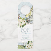 Reis Baby shower Pop Ker Fles Favor Flessenhanger (Voorkant)