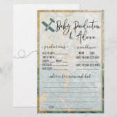 Reis Baby Voorspelling en Advies Baby Shower (Voorkant / Achterkant)