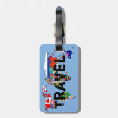 Reis Bagagelabel (Achterkant verticaal)