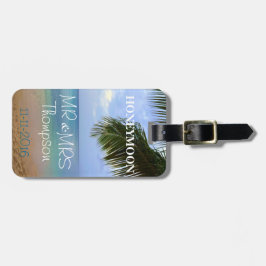 Reis | Bagagelabel | Honeymoon | De heer & mevrouw