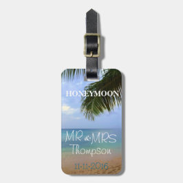 Reis | Bagagelabel | Honeymoon | De heer & mevrouw