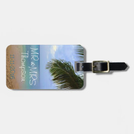 Reis | Bagagelabel | Honeymoon | De heer & mevrouw