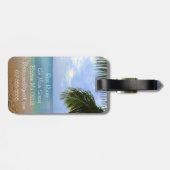 Reis | Bagagelabel | Honeymoon | De heer & mevrouw (Achterkant horizontaal)