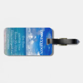 Reis | Bagagelabel | Honeymoon | De heer & mevrouw (Achterkant horizontaal)