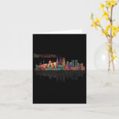 Reis Barcelona Spanje Europa Spaanse Familie Vacat Kaart (Gele Bloem)