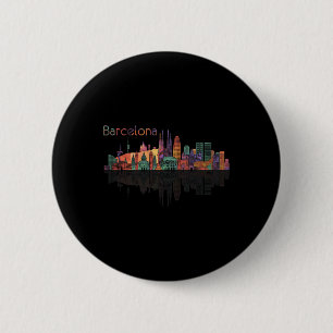 Reis Barcelona Spanje Europa Spaanse Familie Vacat Ronde Button 5,7 Cm