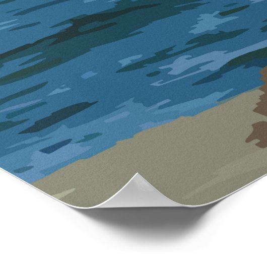 Reis Barcelona, Spanje Poster (Hoek)