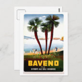  reis Baveno Italiaans adverteren Briefkaart (Voorkant / Achterkant)