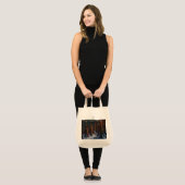 Reis begint - fantasieboslandschapskunst tote bag (Voorkant (model))