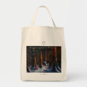 Reis begint - fantasieboslandschapskunst tote bag (Voorkant)