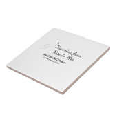 Reis bruids douche toevoegen naam datum gemist naa tegeltje (Zijkant)