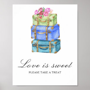 Reis bruidsfeest Liefde is zoet Poster