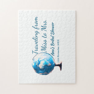 Reis bruidsfeest voeg naam datum mist toe aan mevr legpuzzel