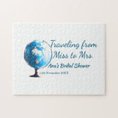 Reis bruidsfeest voeg naam datum toe van Mevr. naa Legpuzzel (Horizontaal)